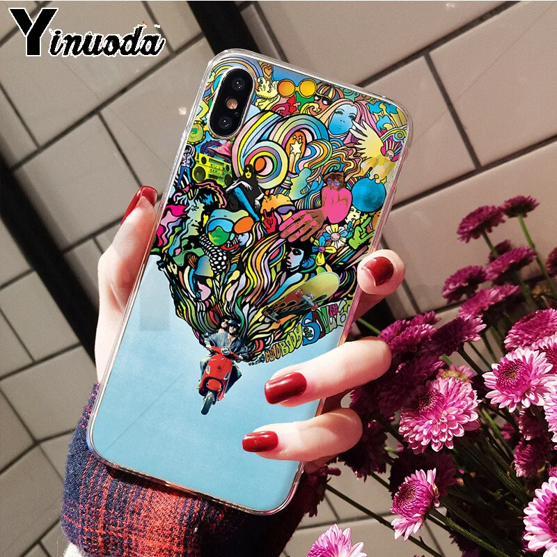 Чехол Yinuoda Vespa для мобильных телефонов мягкий ТПУ чехол Apple iPhone 8 7 6 6S Plus X XS MAX 5 |