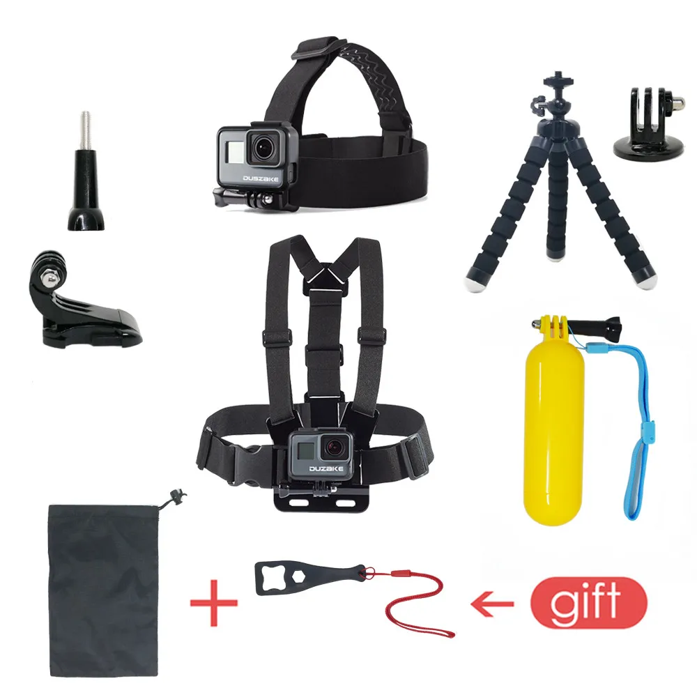 Комплект аксессуаров для Gopro Hero 6 5 комплект крепления на груди плавающая сетка