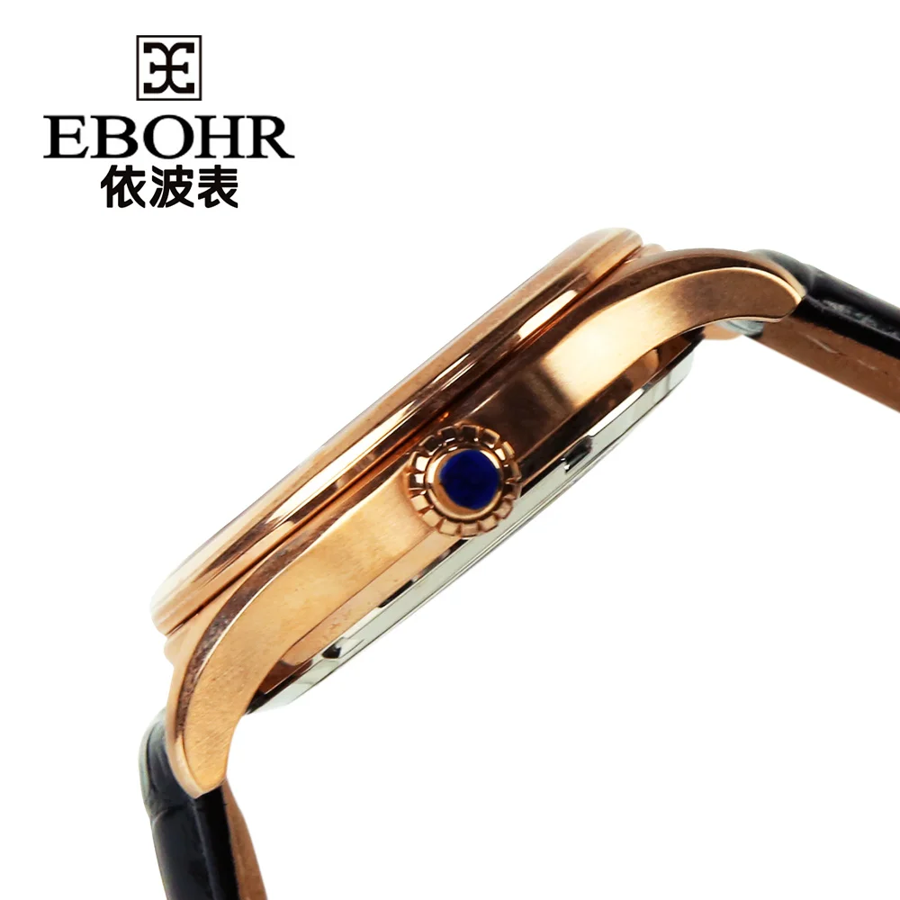 EBOHR новинка 2019 роскошные Брендовые мужские спортивные часы механические деловые
