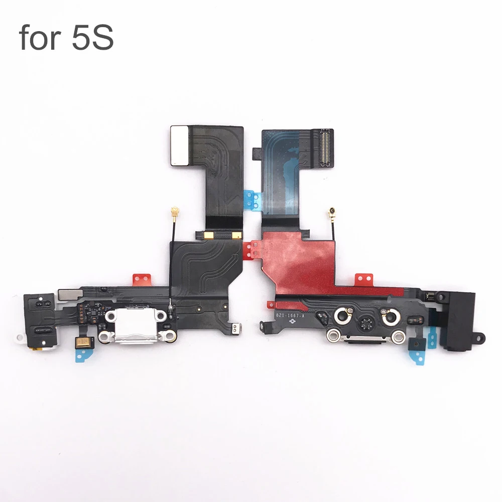 Новинка 10 шт. гибкий кабель для зарядки iPhone 5 5G 5C USB разъем док станции наушников