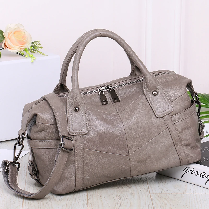 High quality fashion head layer cowhide handmade lady's bag cross-body bag lady's single shoulder bag lady's handbag