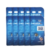 original renata 10pcs cr1025 button cell battery 3v lithium batteries for toys tools long standing