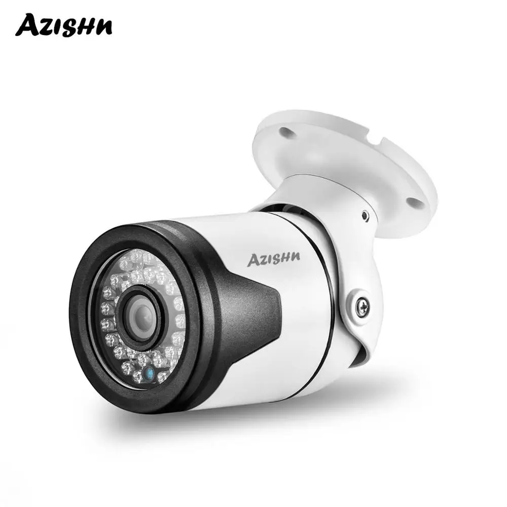 AZISHN домашней безопасности 5MP Hi3516EV300 IP Камера IP67 Водонепроницаемый Открытый ИК