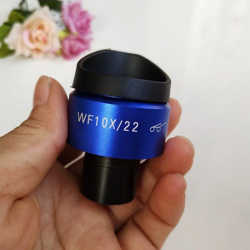 Круто! WF10X 22 мм синий корпус зум регулируемый высокий окуляр фотообъектив 23 2 с