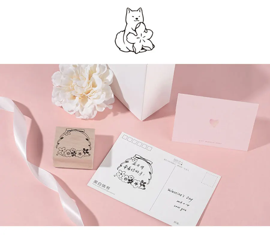 Серия Cherry blossom Деревянный штамп DIY Ремесло Деревянные и резиновые штампы для скрапбукинга канцелярские товары Скрапбукинг Стандартный штамп