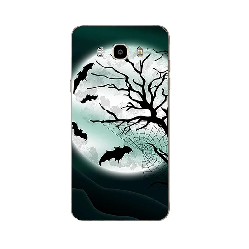 DIY For Samsung Galaxy J7 2015 / 2016 2017 Case for J700 /J710 J730 Shell S4 S5 Cover Soft TPU Moon Space Printing Coque |