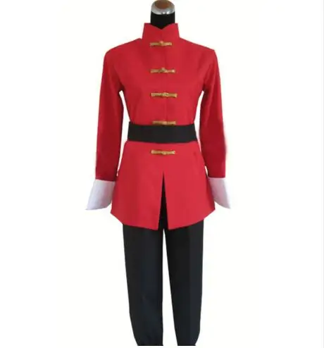 2017 Ranma 1/2 Saotome Косплей Костюм приемлемый порядок Хэллоуин |