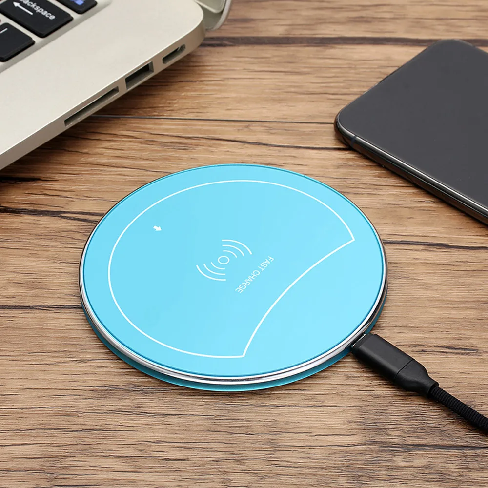 For iPhone Qi Pad Wireless Charger Apple X 8 Charging Samsung Galaxy S8 / S7 Edge S6 | Электроника