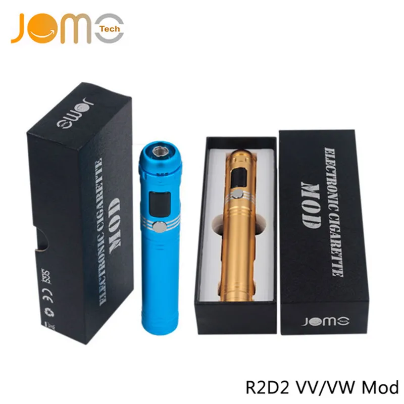 Оригинальный JOMOTECH Ecigarette 510 эго OLCD 18650 Батарея R2D2 поле Mod электронная сигарета