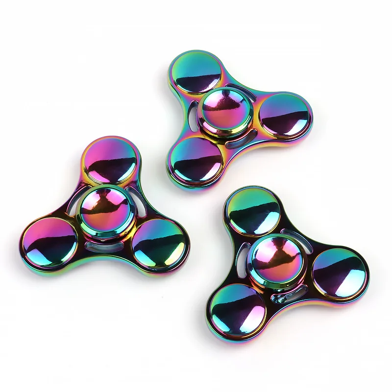 Топ EDC Многоцветные Палец Счетчик Ручной Большой Стальной Шар Анти-Стресс Колеса