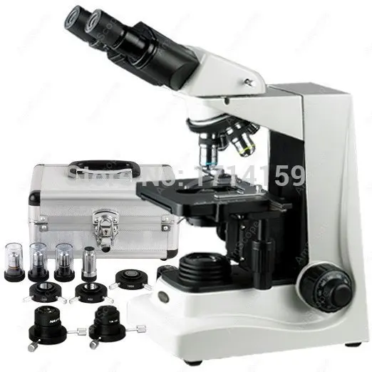 Микроскоп Darkfield AmScope поставляет темное поле фазовый контрастный бинокль