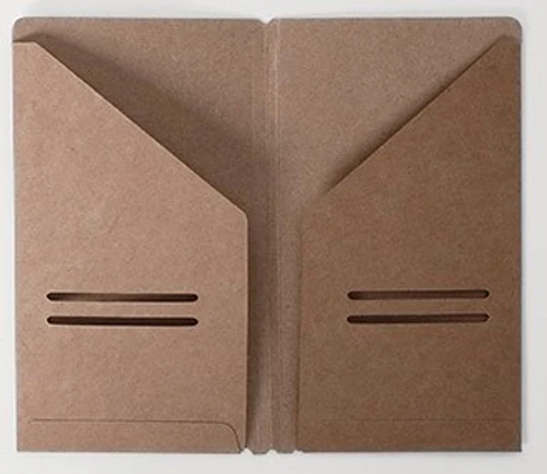 3 шт./партия блокнот для путешествий крафт бумага карман визитница стандартный и