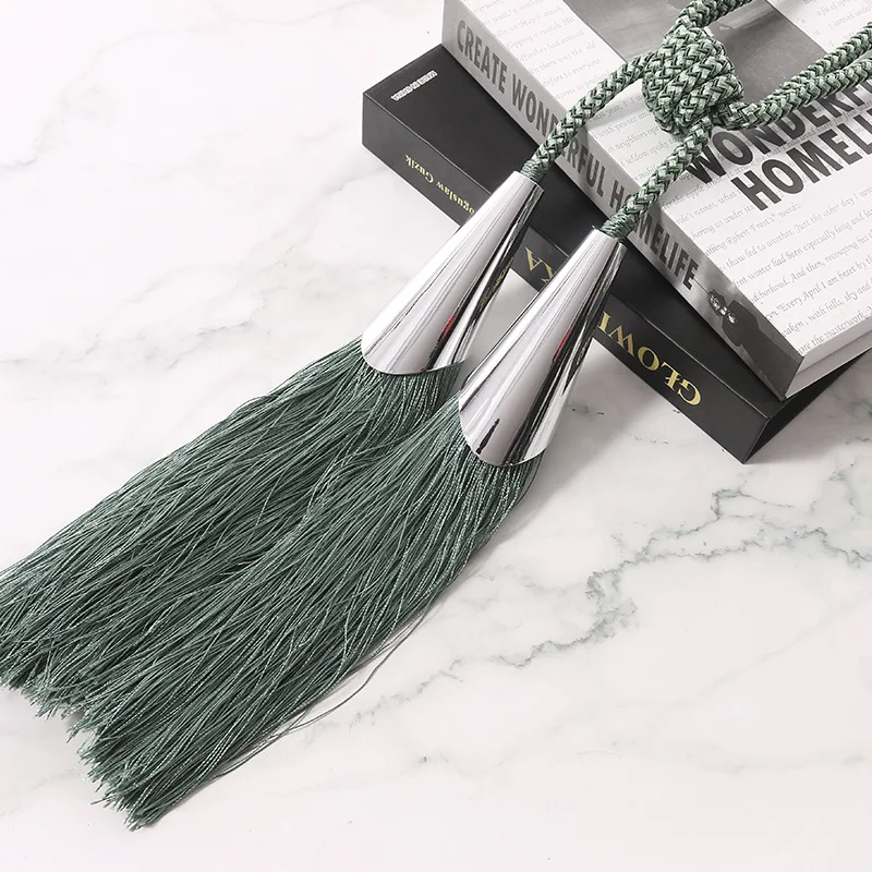 2 шт./пара щетка для занавесок подхваты штор с бахромой кисточками на ремне