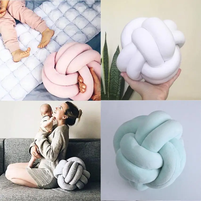 18 см мяч узел мультфильм Подушка детская подушка плюшевые куклы детские игрушки