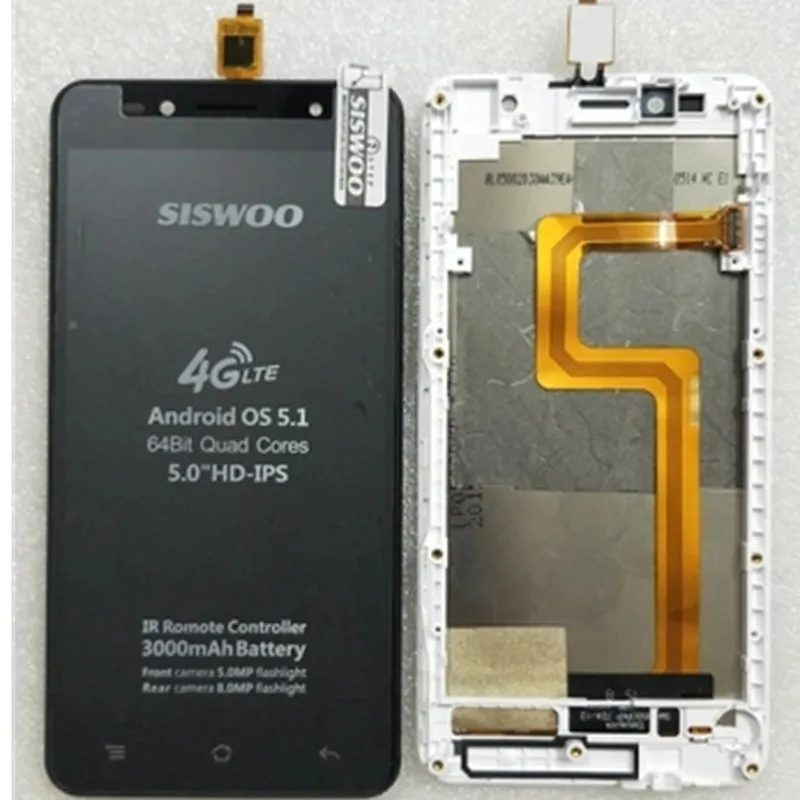 Для SISWOO C50 ЖК-дисплей сборки Дисплей + Сенсорный экран Панель Замена Экран модуль