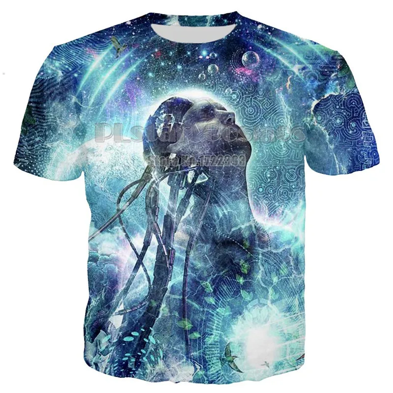 PLstar Космос Harajuku геррен Будда футболки для мужчин/женщин Poleras Буда хемд уличная психоделическая футболка унисекс плюс размер 5XL