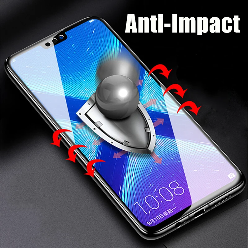 Защитное стекло закаленное для Huawei honor 8X/8C/7X/9 lite/9D|Защитные стёкла и плёнки