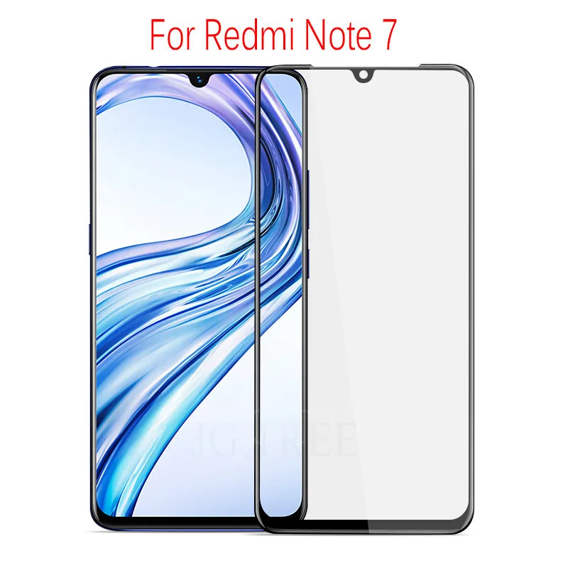 9H высококачественное закаленное стекло для Redmi Note 7 5 6 Pro полная клеевая Защитная