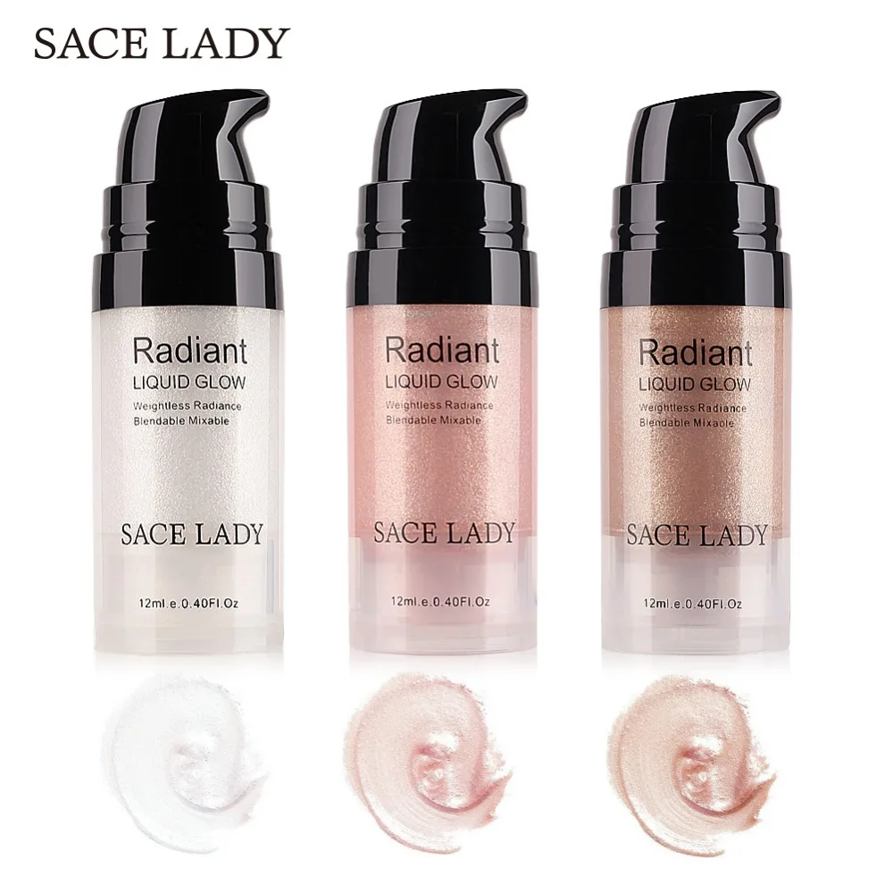 SACE LADY Хайлайтер для лица Осветляющий кремовый Блестящий Блеск Косметика