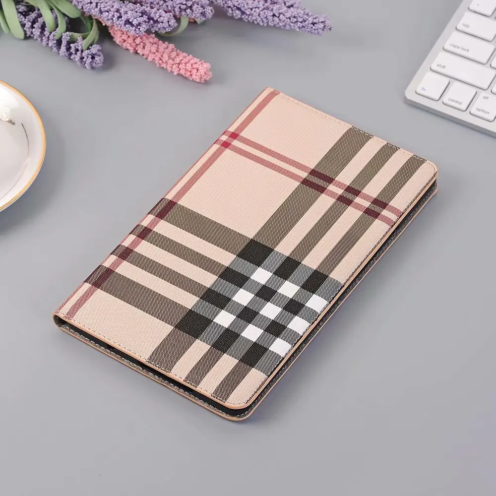 Роскошный клетчатый сетчатый чехол из искусственной кожи для Apple ipad 6 ipad air2 A1566 A1567 ультра тонкий чехол-кошелек Funda