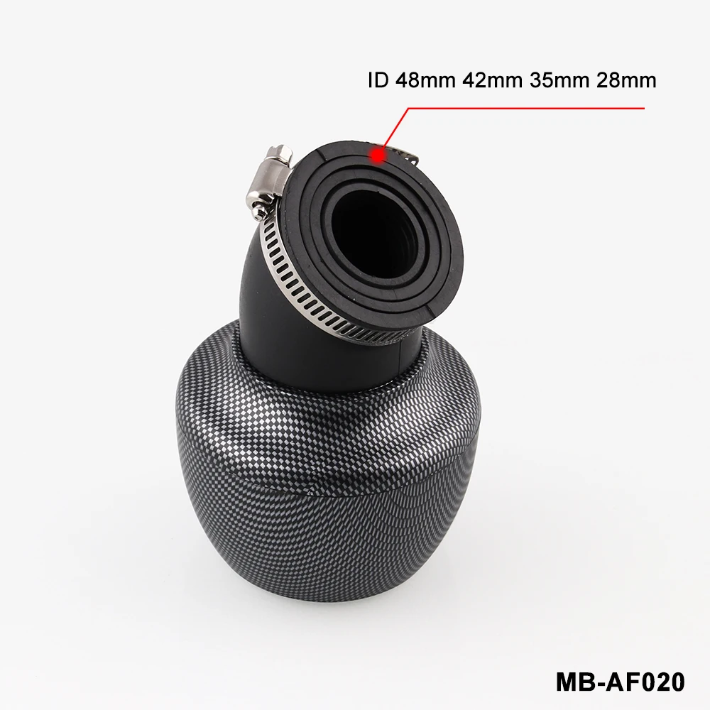 Бесплатная доставка 48mm  42mm 35mm мм 28 воздушный фильтр подходит для 150cc & 250cc Скутер
