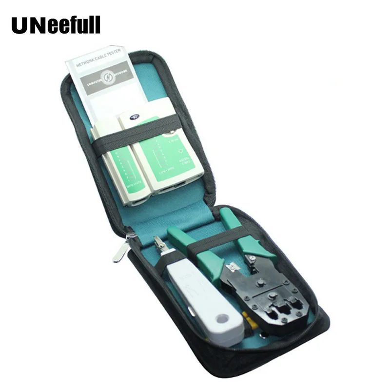 Обжимной инструмент UNeefull тестер для сетевых кабелей Ethernet RJ45 5 шт./компл.|Наборы