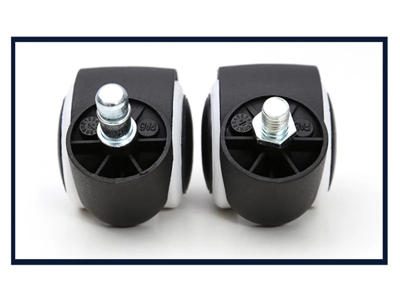 5 шт. офисное кресло нейлоновое колесо мебельные ролики резьбовые и застрявшие