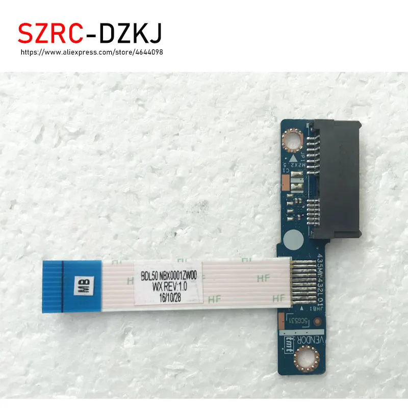 

SZRCDZKJ Original ODD DVD Connector board For HP 15-A 15-AR 15-AR020 15-AC 15-AC121DX LS-C706P Optical Drive Interface Board