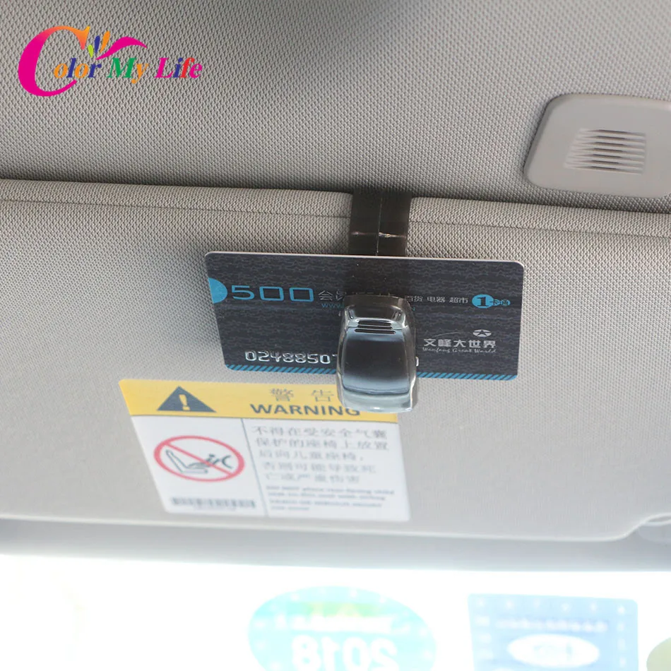 1 шт. Автомобильный держатель для очков банковских карт зажим BMW 520i I3 ALPINA B7L 118i 220i