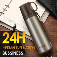 pinkah 500ml stainless steel insulated thermal bottle business vacuum flask tea cup with lid strainer thermo mug