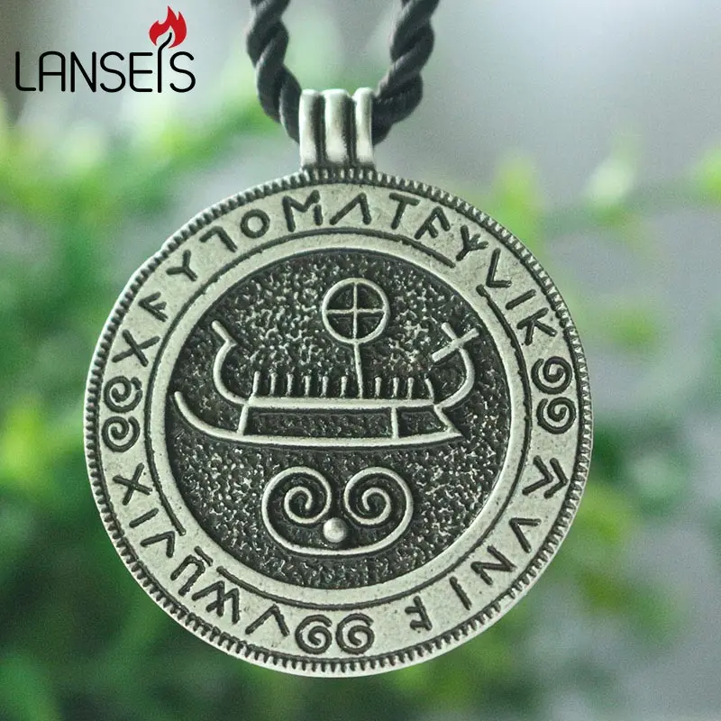 1 шт. мужское ожерелье в стиле викингов|ship necklace|viking runesmen necklace |