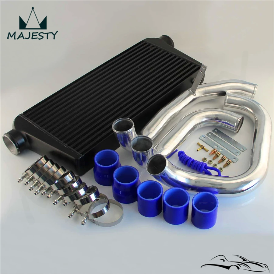 Для N ** ISSAN S KYLINE R32 R33 R34 GTS-T черный передний интеркулер комплект для труб |