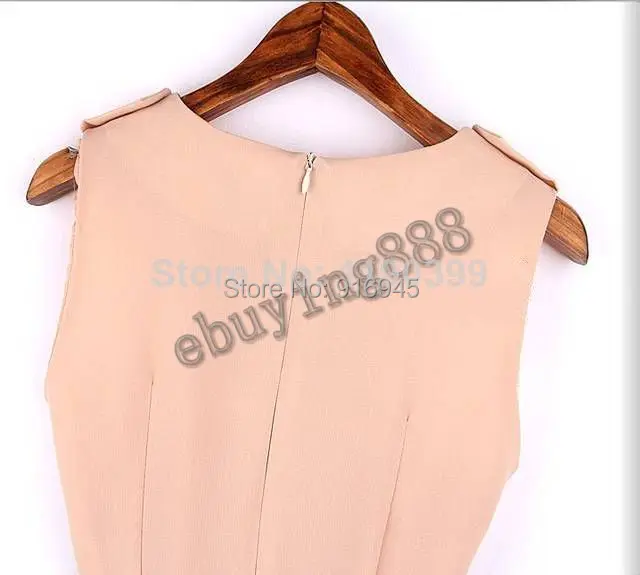 The high quality Summer Fashion Slim Waist Dress Sleeveless Women's Dresses Women Party Ladies Chiffon 10pcs|dress wholesale free shipping|dress
