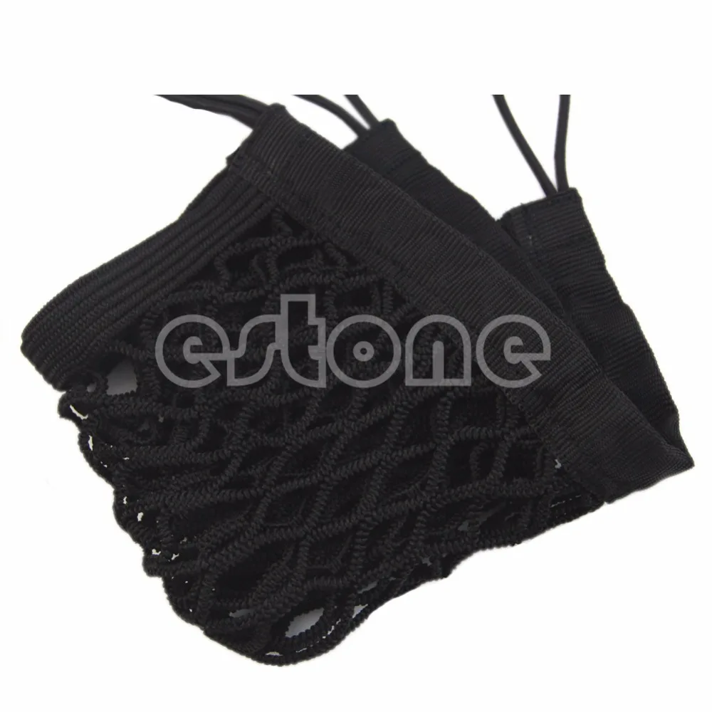 

Nylon Black Mesh Cargo Net Car Seat Truck Storage Luggage Organizer Holder Hooks G6KC