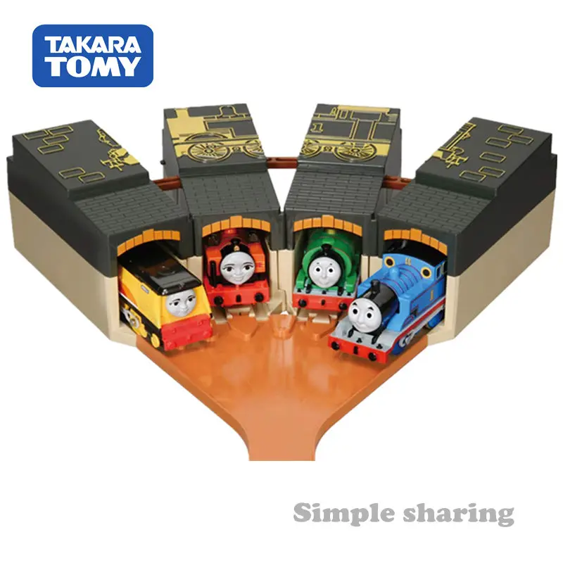 TAKARA TOMY Tomica железной дороги круглый дом только в том случае W/отслеживания модель
