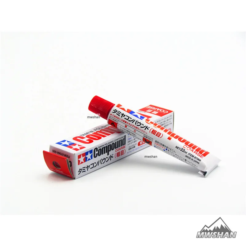 Tamiya 87068 полировальная смесь грубая для пластиковых моделей набор инструментов