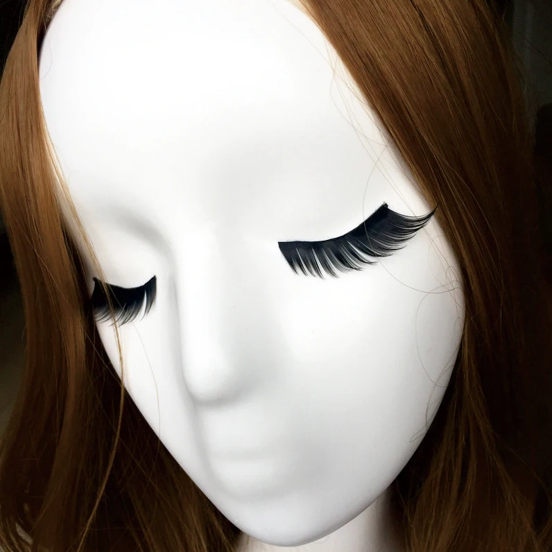 5 пар/компл. черный Крылатый преувеличенный накладные ресницы грязный Искусство