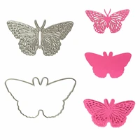 2 metal butterfly cutting dies stencils for diy scrapbookingphoto album decorative embossing diy paper cards cutting steel bow