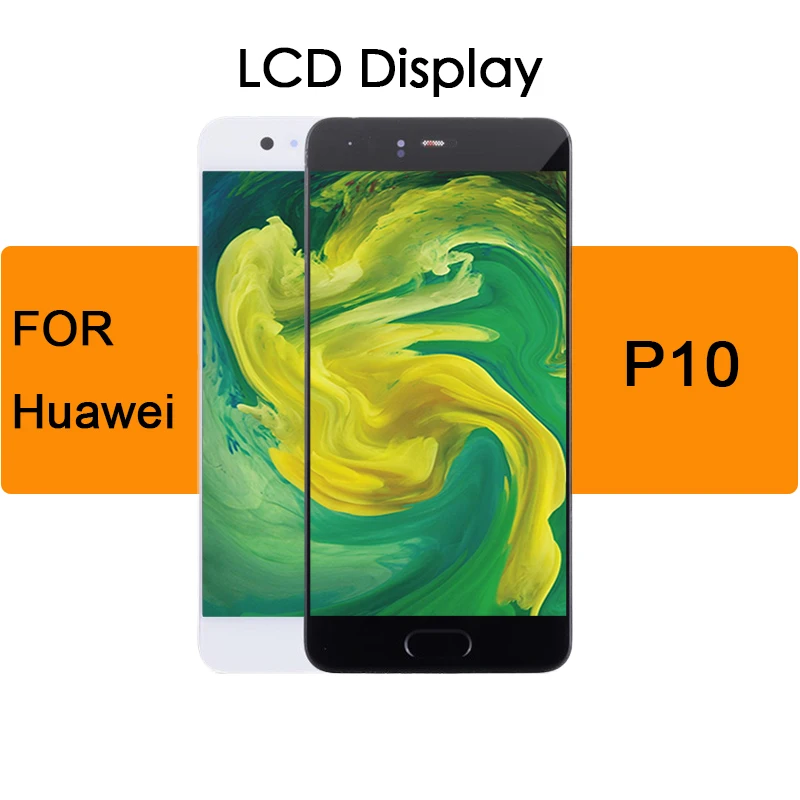 5 1 &quotЖК монитор для HUAWEI P10 ЖК дисплей с сенсорным экраном в сборе рамкой Замена VTR