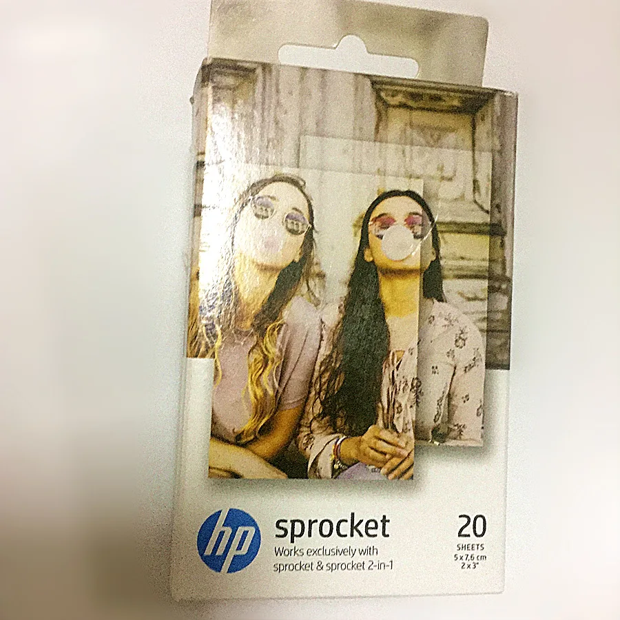 Оригинальный фото бумаги для печати и HP sprinket100 200 принтер бумага 5x7 6 см (2x3 дюйма)