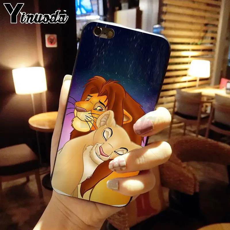 Yinuoda Hakuna Matata The Lion King фото мягкий чехол для iPhone 5 5Sx 6 7 7plus 8 8Plus X XS MAX XR | Мобильные