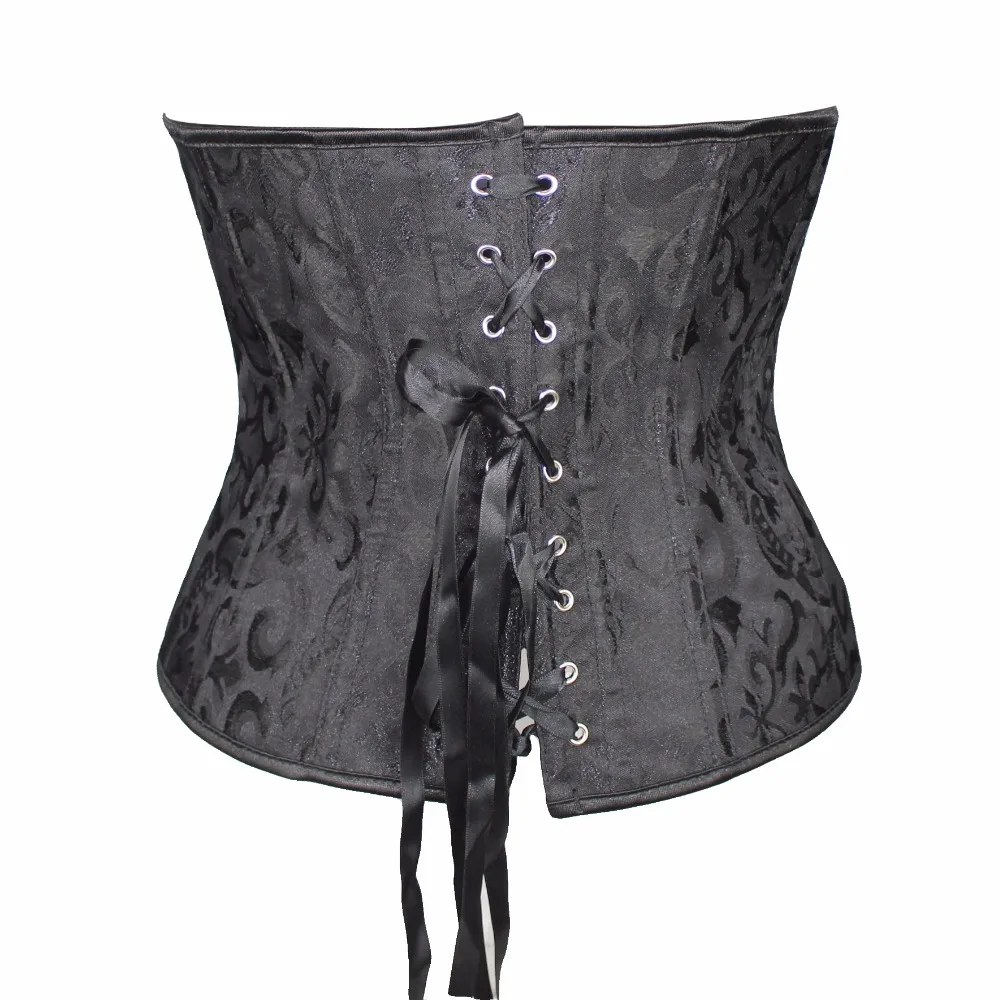 Женский подгрудный корсет стиль стимпанк Бюстье Топ Талии Тренажер Cincher Body Shaper с