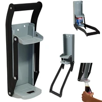 heavy gauge steel construction with cushion grip wall mounted can crusher with bottle opener 500ml can crusher for16oz and 12oz