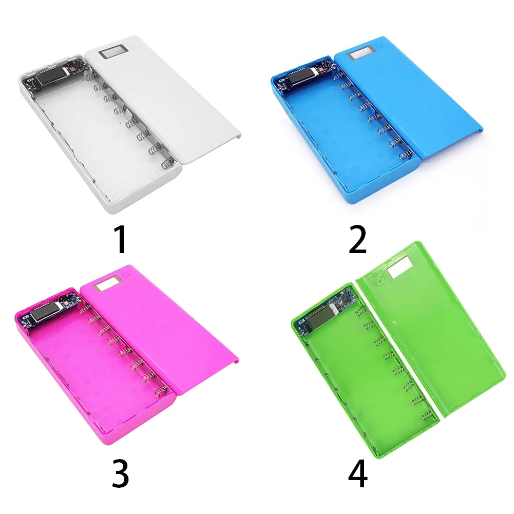 Портативный корпус браслета двойной USB зарядное устройство коробка Мобильный