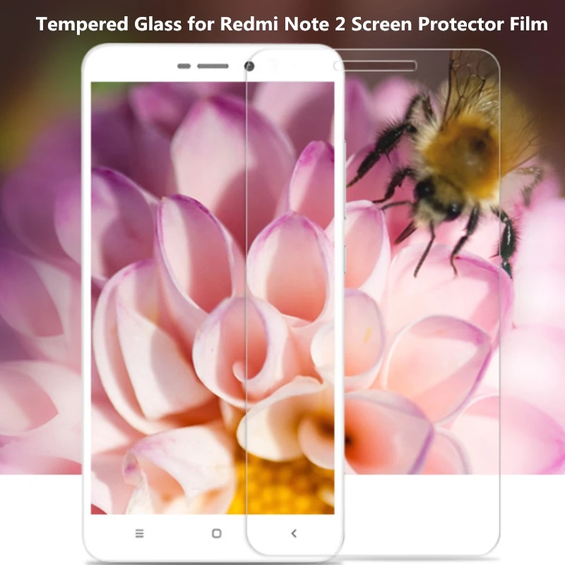 Закаленное Стекло для Redmi Note 2 Экран Защитная пленка Xiaomi защитный 5 дюймов |