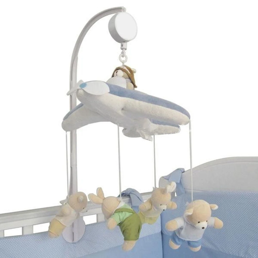 DIY Baby Crib Hanging Rod for Mobile Bed Bell Toy Holder Arm Bracket Stroller Rattle Holder Without Music Box and Dolls