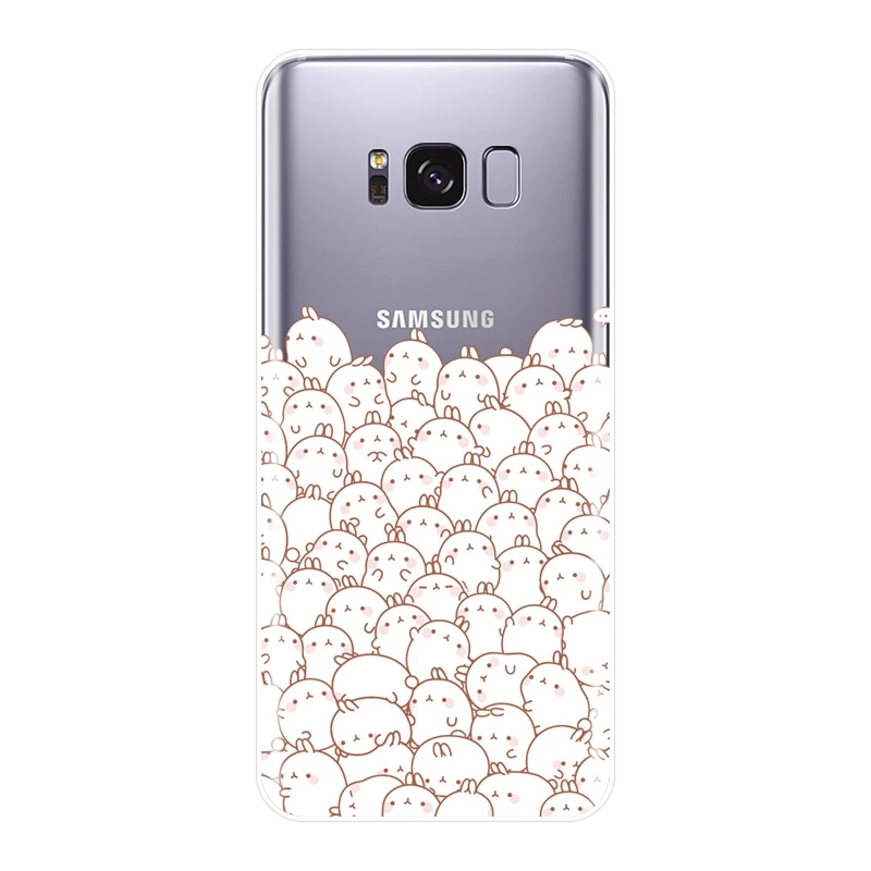 Силиконовый чехол для телефона Samsung Galaxy Note 9 8 5 4 мягкая задняя крышка с милым