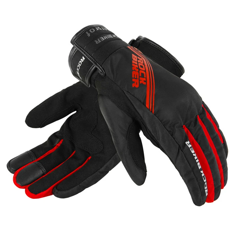 Мужские мотоциклетные зимние перчатки защитные теплые водонепроницаемые для