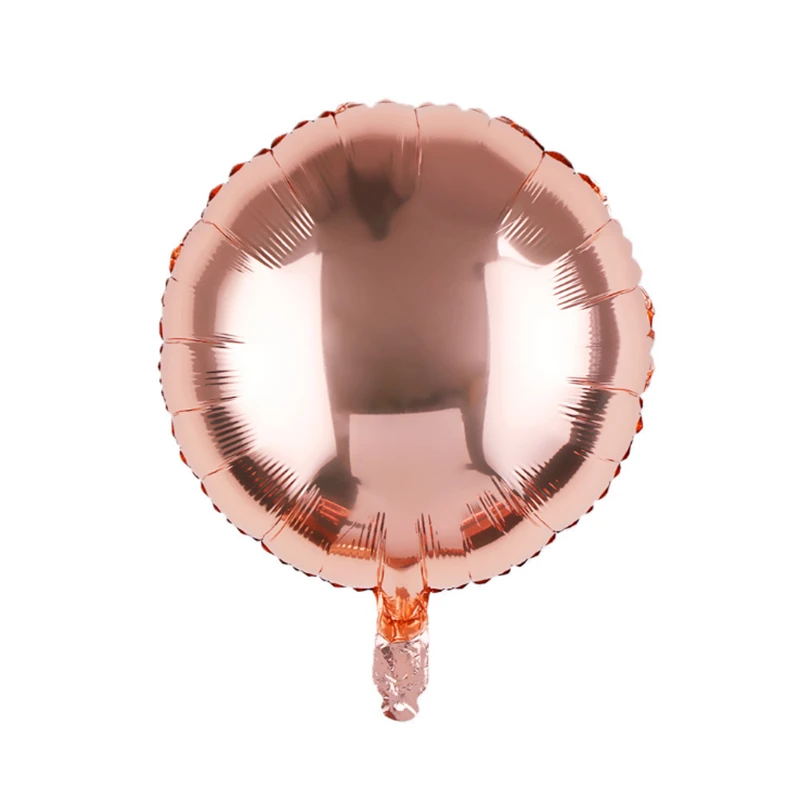5 шт. 18 дюймов звезда розового золота сердце Globos металлик Цвет фольги Воздушные