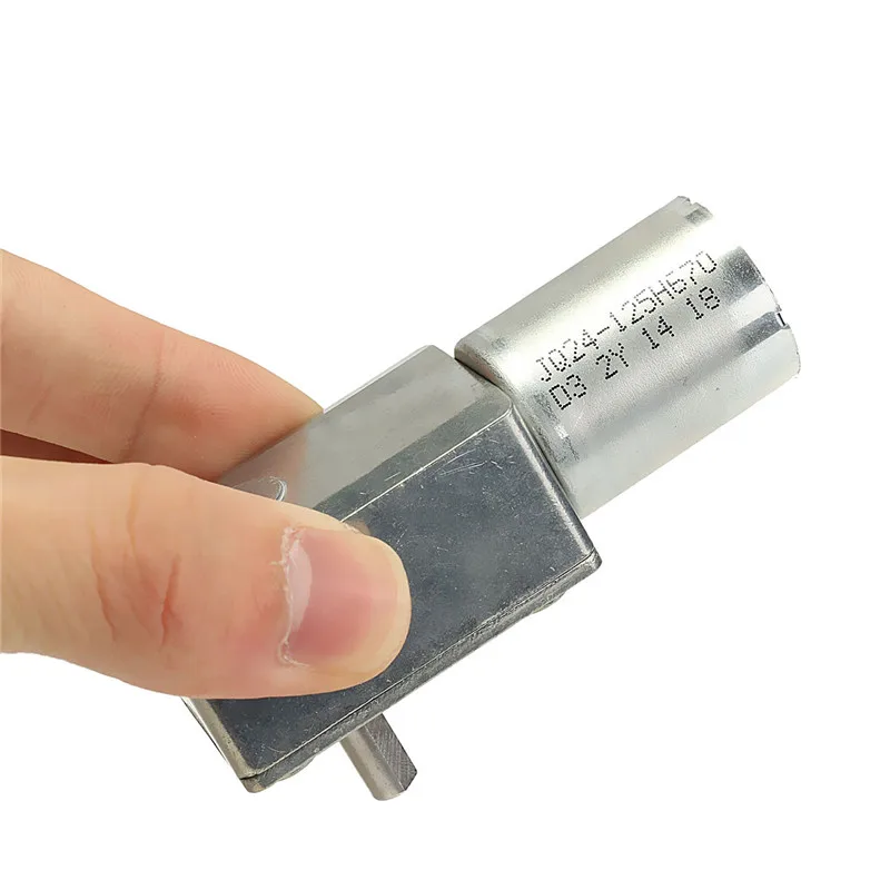 12V 10 об/мин Реверсивный высокий крутящий момент турбо мотор с червячной передачей